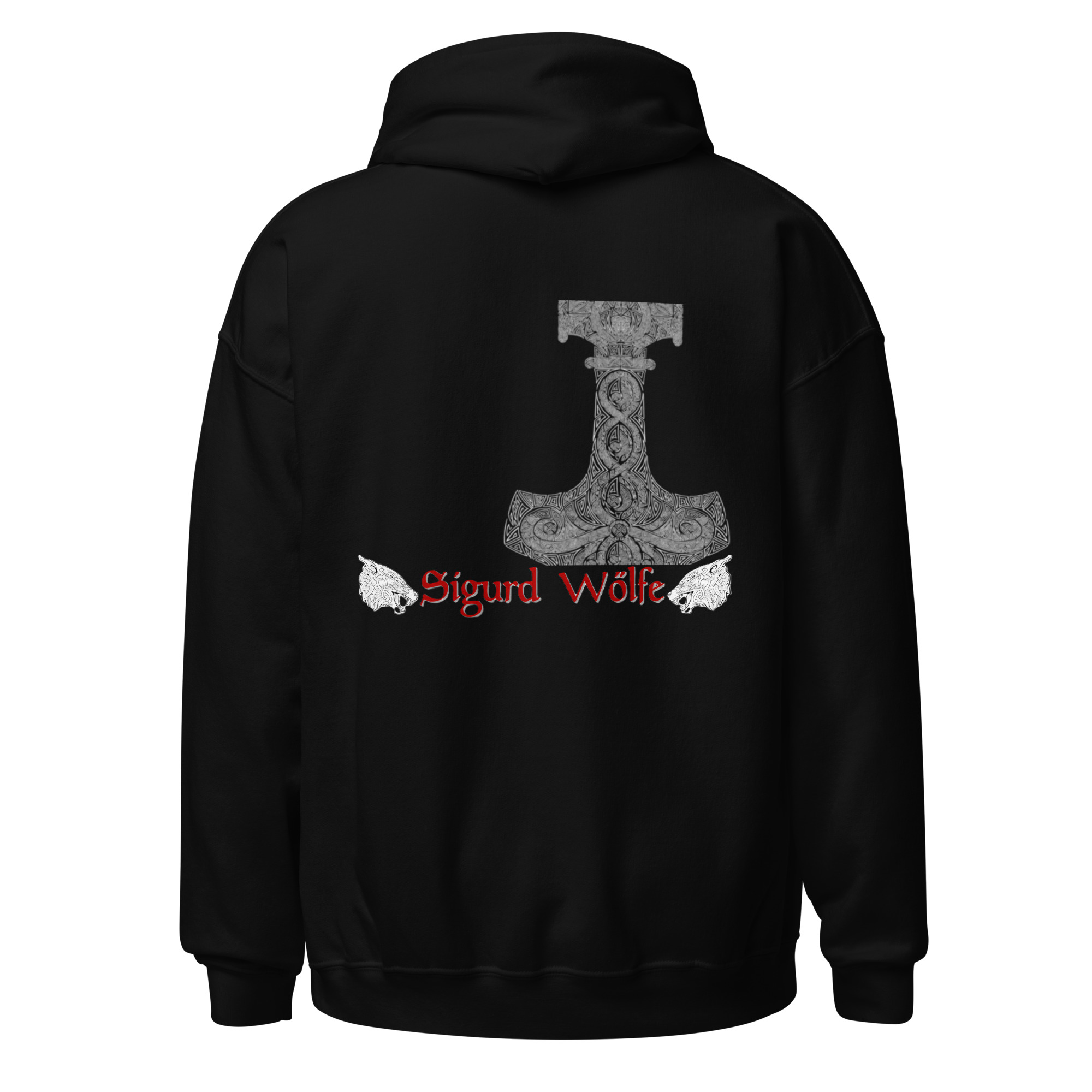 Unisex-Kapuzenpullover Sigurd Wölfe